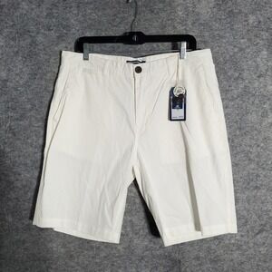 Surfside Supply Casual Shorts Mens 33 White Cotton Garment Dyed Summer New NWT